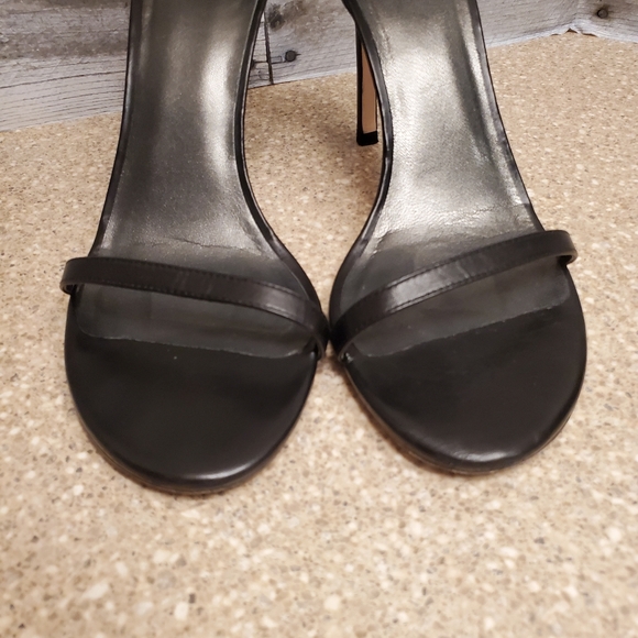 Stuart Weitzman Nudistsong High Heel Stiletto Black Calf Leather Size 8 - Picture 3 of 10